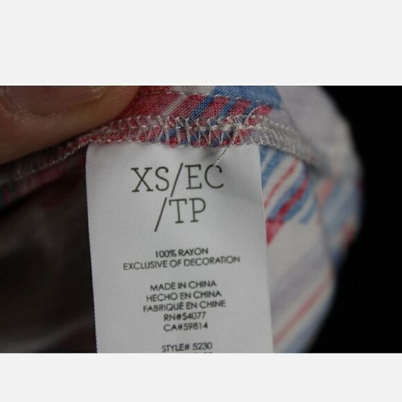 CAbi ALL ABOARD TASSEL TANK Style 5230 Spring 2017 Size X-Small XS - Picture 7 of 7